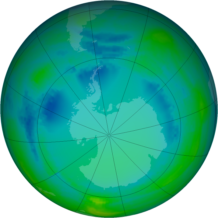 Ozone Map 2003-07-28